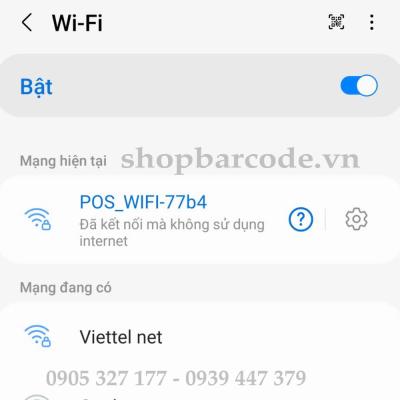 Hướng dẫn cách kết nối Wi-Fi máy in HPRT TP80N-H