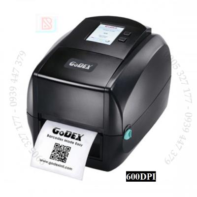 Hướng dẫn cách lắp giấy và mực cho dòng máy in độ phân giải cao 600dpi Godex RT863i media loading