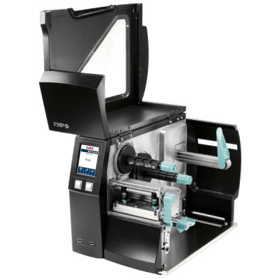 Hướng dẫn cách lắp giấy, mực cho dòng máy in công nghiệp Godex ZX1200i media loading