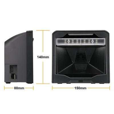 Máy quét để bàn Heroje H733N+ (Quét 1D + 2D + CCCD) - Máy quét tốc độ cao cho siêu thị, cửa hàng....